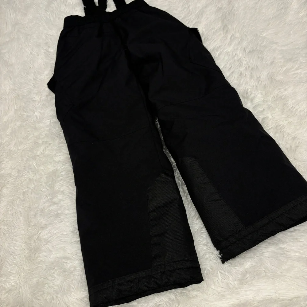 GERRY Performance Black Snow Bib Pants Removable Suspenders Youth Size M 10/12